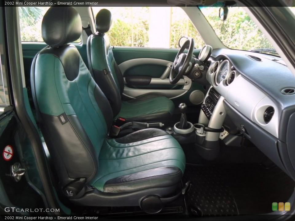 Emerald Green Interior Front Seat for the 2002 Mini Cooper Hardtop #72435905