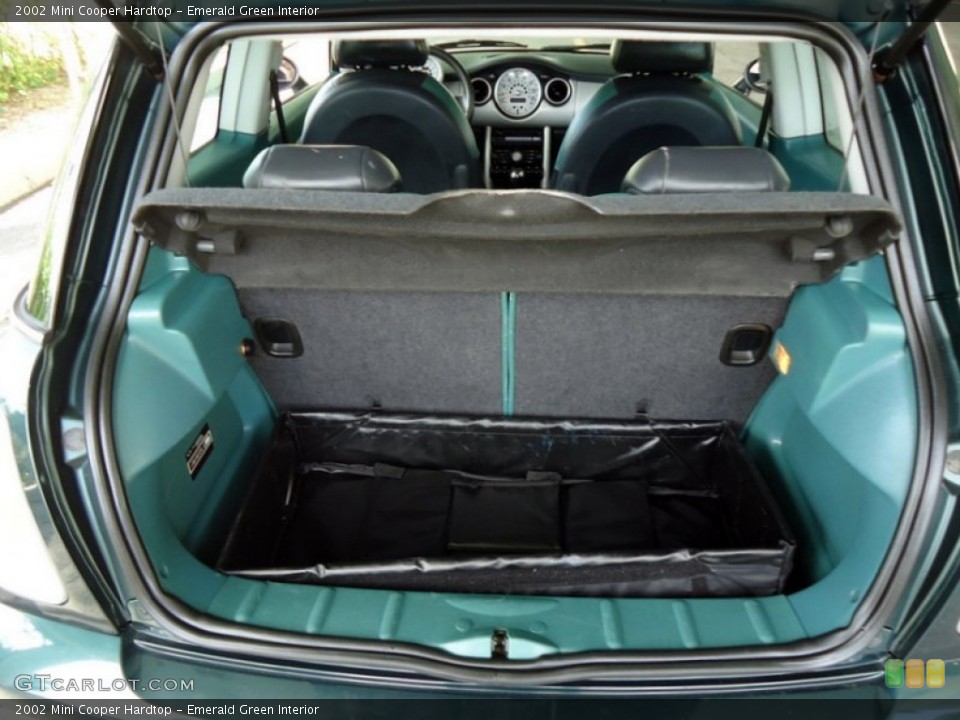 Emerald Green Interior Trunk for the 2002 Mini Cooper Hardtop #72436085