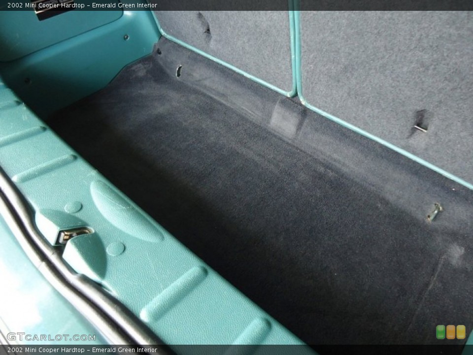 Emerald Green Interior Trunk for the 2002 Mini Cooper Hardtop #72436112