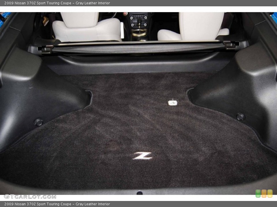 Gray Leather Interior Trunk for the 2009 Nissan 370Z Sport Touring Coupe #72436370