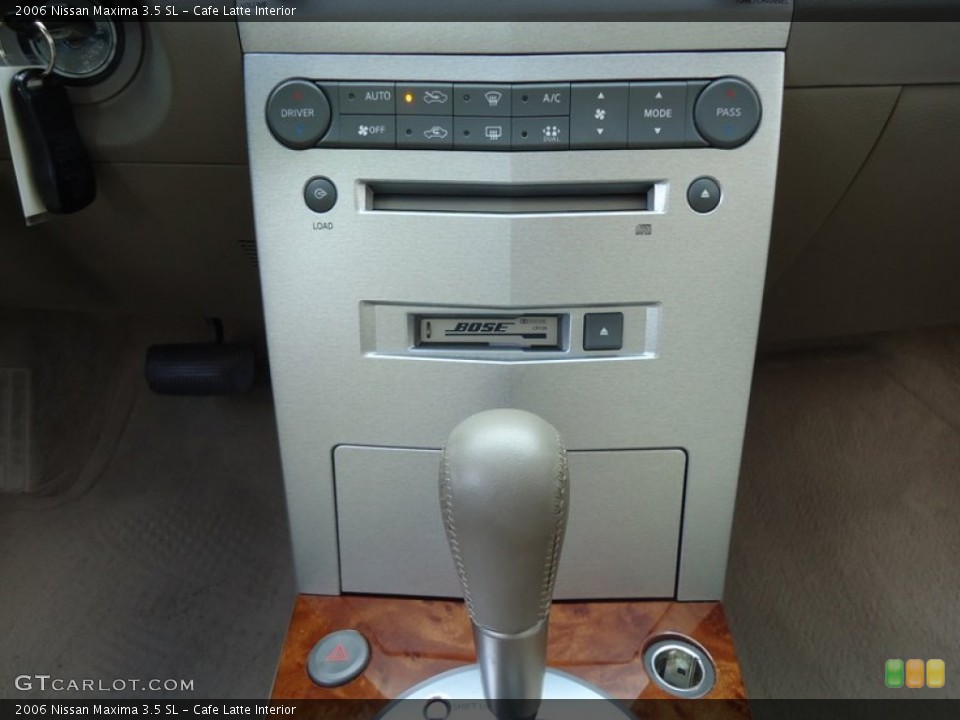 Cafe Latte Interior Controls for the 2006 Nissan Maxima 3.5 SL #72438051