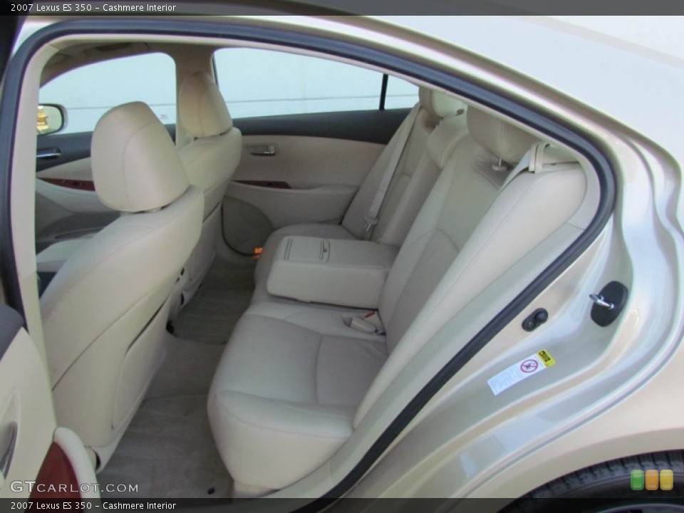 Cashmere Interior Rear Seat for the 2007 Lexus ES 350 #72438180