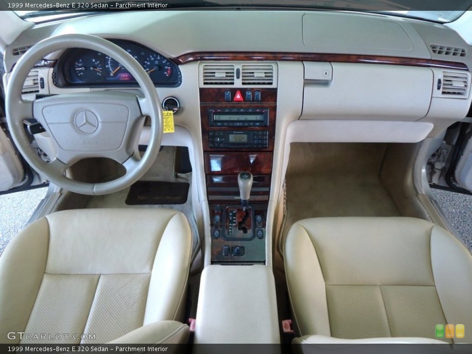 Parchment Interior Dashboard for the 1999 Mercedes-Benz E 320 Sedan #72438666