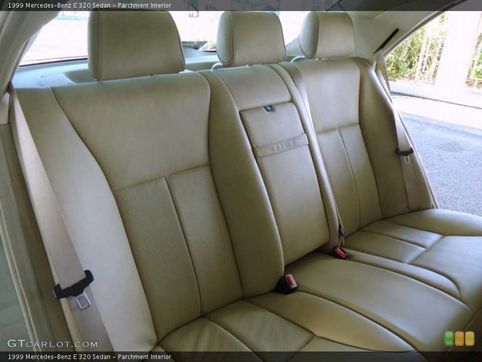 Parchment Interior Rear Seat for the 1999 Mercedes-Benz E 320 Sedan #72439620