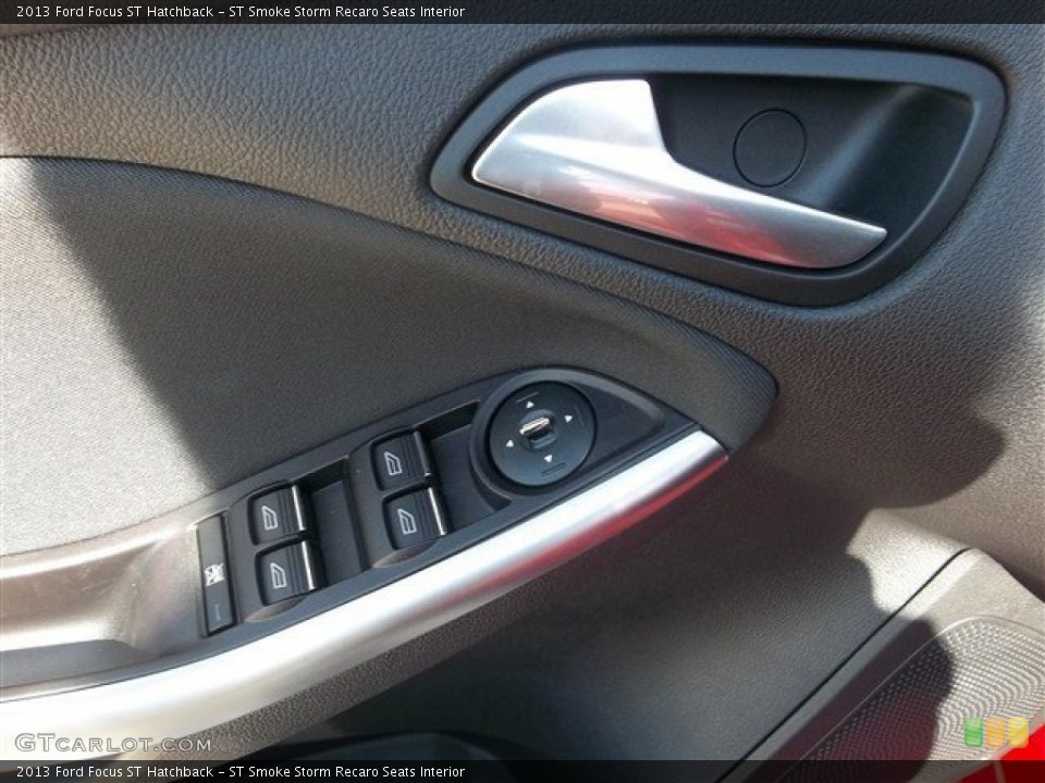 ST Smoke Storm Recaro Seats Interior Controls for the 2013 Ford Focus ST Hatchback #72439704