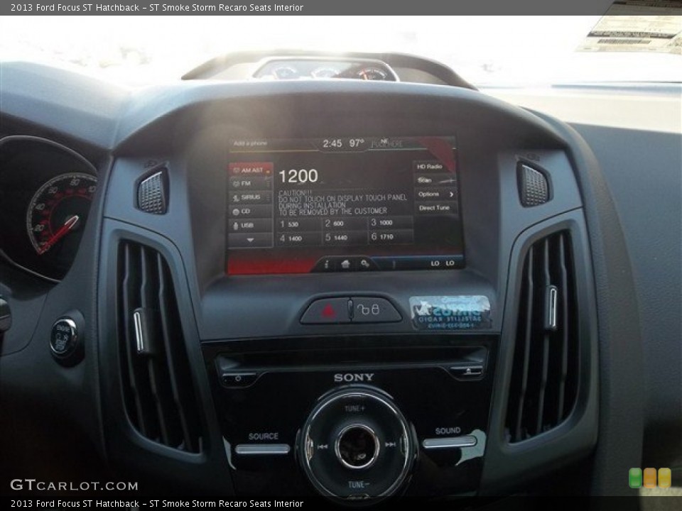 ST Smoke Storm Recaro Seats Interior Controls for the 2013 Ford Focus ST Hatchback #72439982