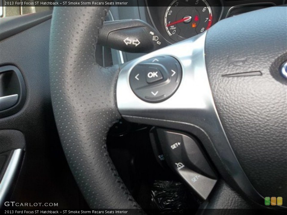 ST Smoke Storm Recaro Seats Interior Controls for the 2013 Ford Focus ST Hatchback #72440131