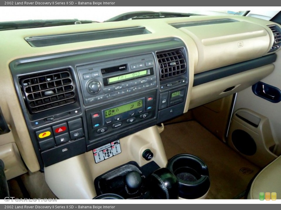 Bahama Beige Interior Controls for the 2002 Land Rover Discovery II Series II SD #72440832