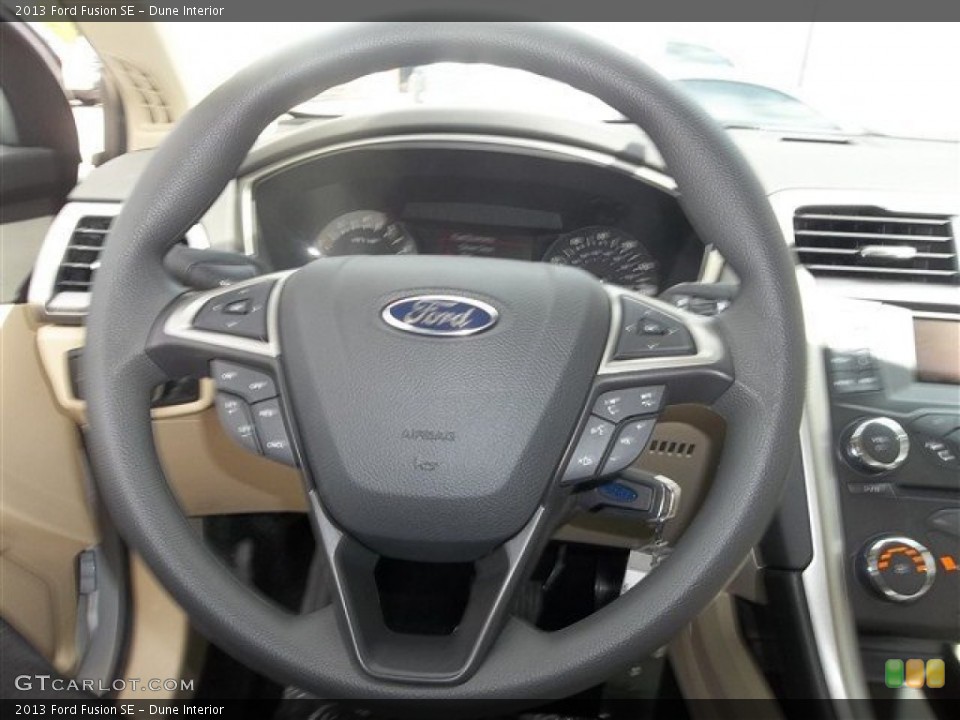 Dune Interior Steering Wheel for the 2013 Ford Fusion SE #72441186