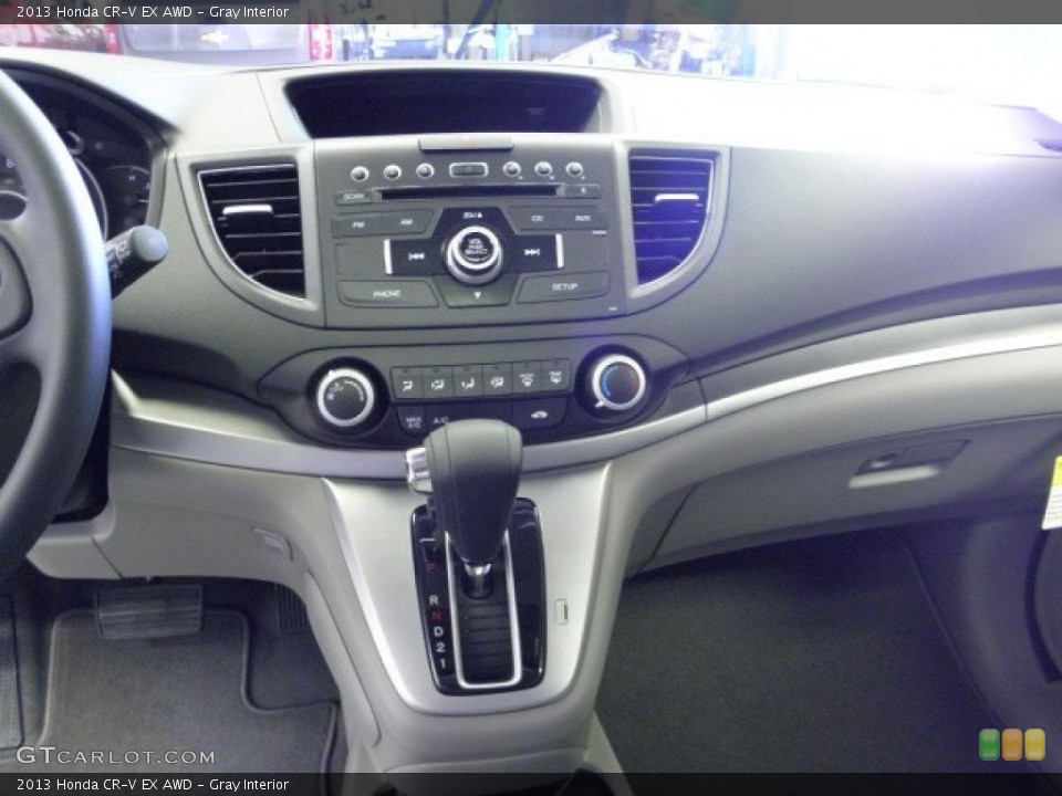 Gray Interior Dashboard for the 2013 Honda CR-V EX AWD #72441222