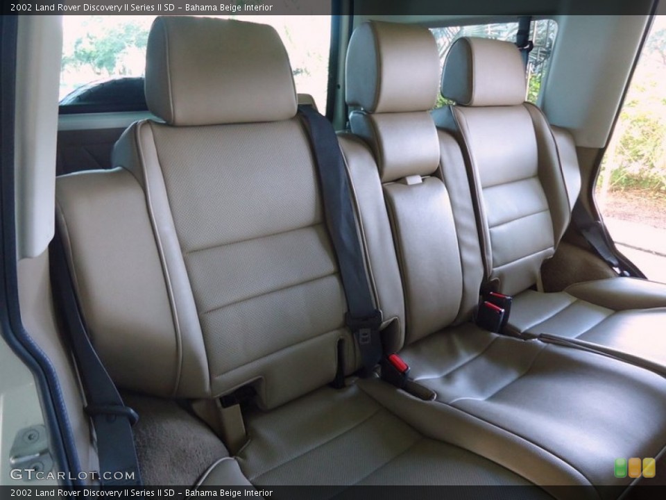 Bahama Beige Interior Rear Seat for the 2002 Land Rover Discovery II Series II SD #72441318