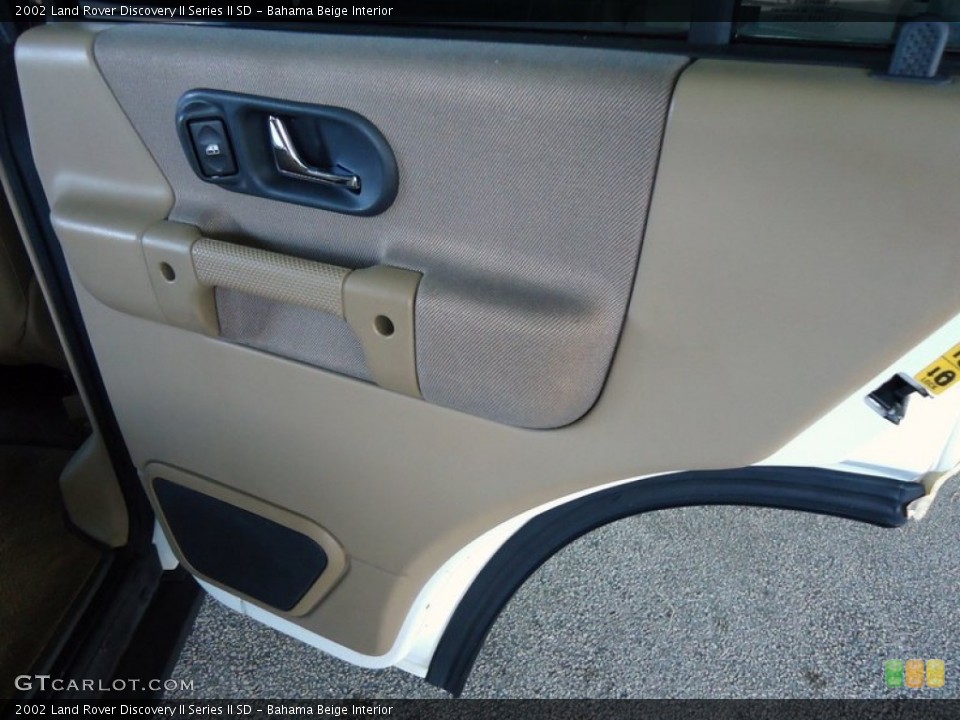 Bahama Beige Interior Door Panel for the 2002 Land Rover Discovery II Series II SD #72441351