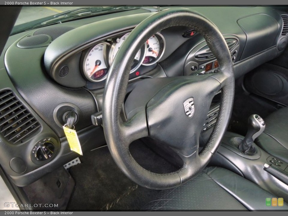 Black Interior Dashboard for the 2000 Porsche Boxster S #72442806