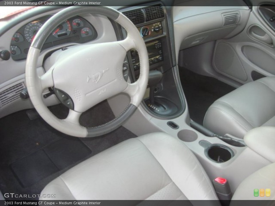 Medium Graphite 2003 Ford Mustang Interiors