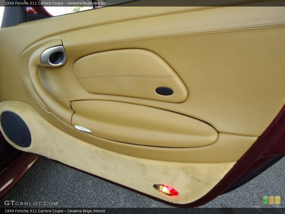 Savanna Beige Interior Door Panel for the 1999 Porsche 911 Carrera Coupe #72444723