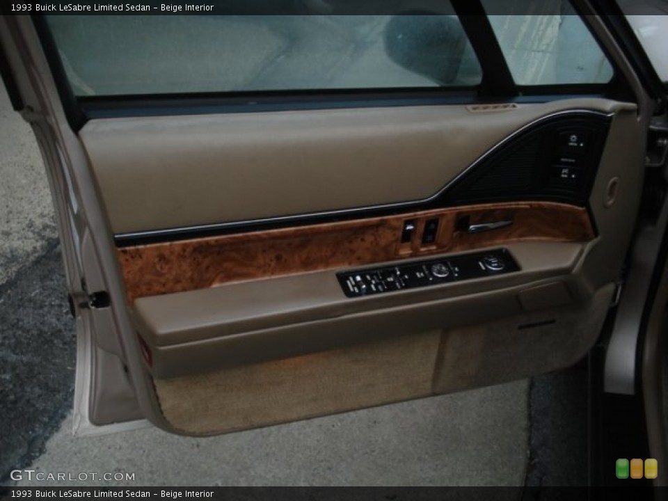 Beige Interior Door Panel for the 1993 Buick LeSabre Limited Sedan #72444954