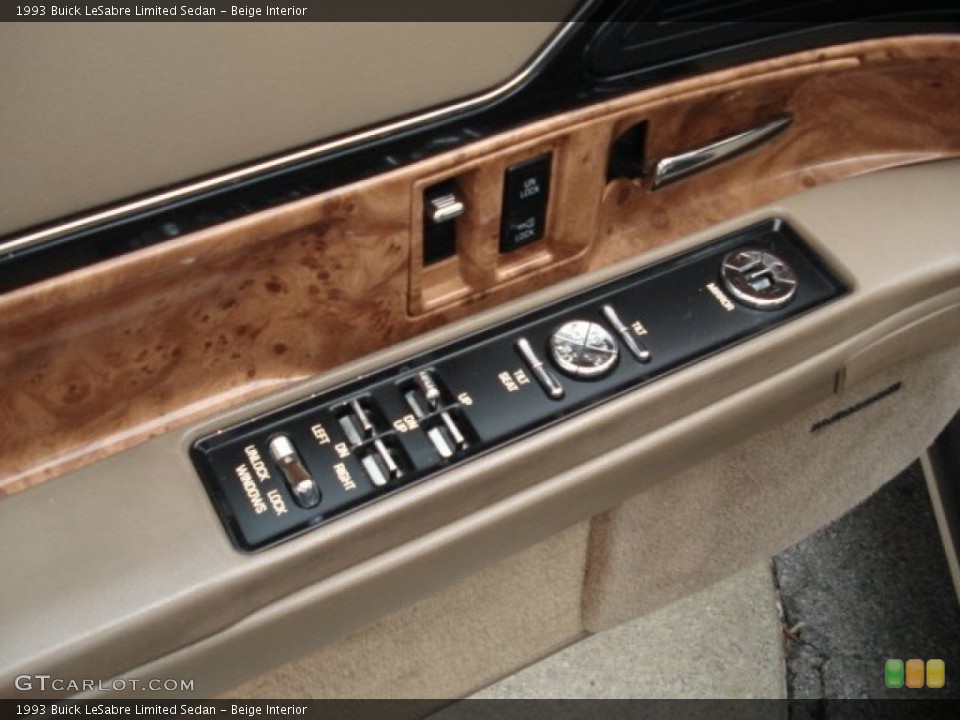 Beige Interior Controls for the 1993 Buick LeSabre Limited Sedan #72445012