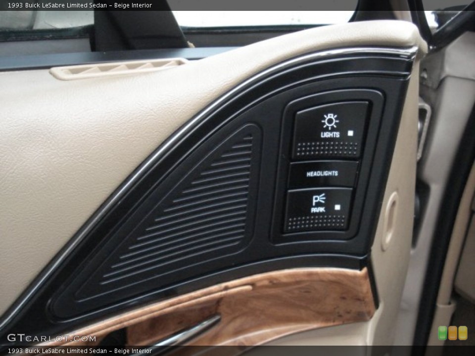 Beige Interior Controls for the 1993 Buick LeSabre Limited Sedan #72445032