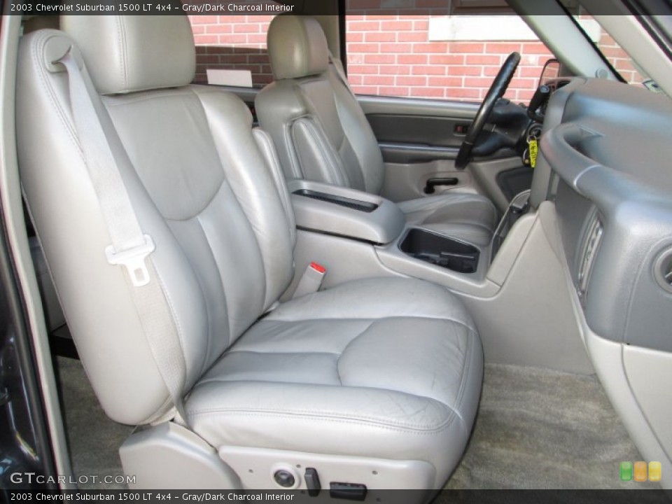 Gray/Dark Charcoal Interior Front Seat for the 2003 Chevrolet Suburban 1500 LT 4x4 #72446913