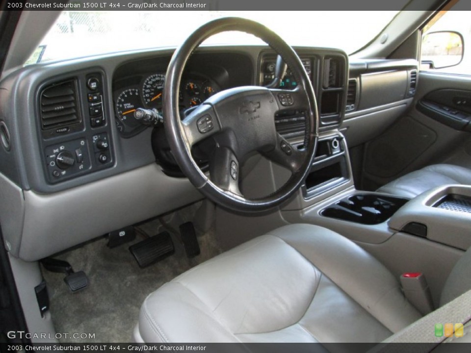 Gray/Dark Charcoal Interior Prime Interior for the 2003 Chevrolet Suburban 1500 LT 4x4 #72446934