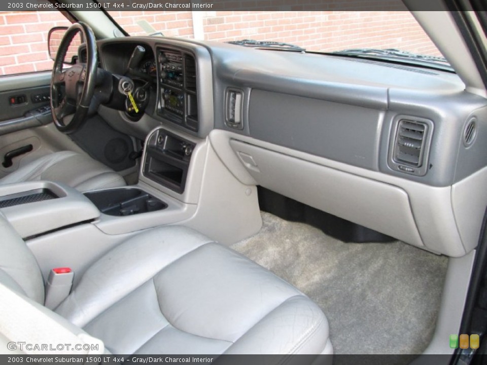 Gray/Dark Charcoal Interior Dashboard for the 2003 Chevrolet Suburban 1500 LT 4x4 #72446950