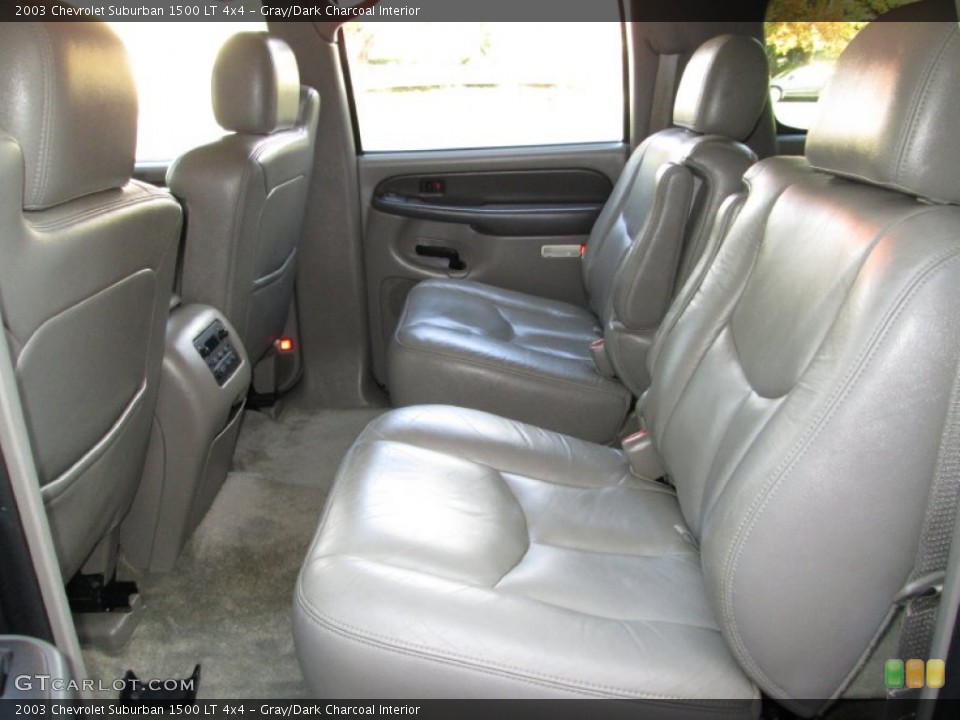 Gray/Dark Charcoal Interior Rear Seat for the 2003 Chevrolet Suburban 1500 LT 4x4 #72446973