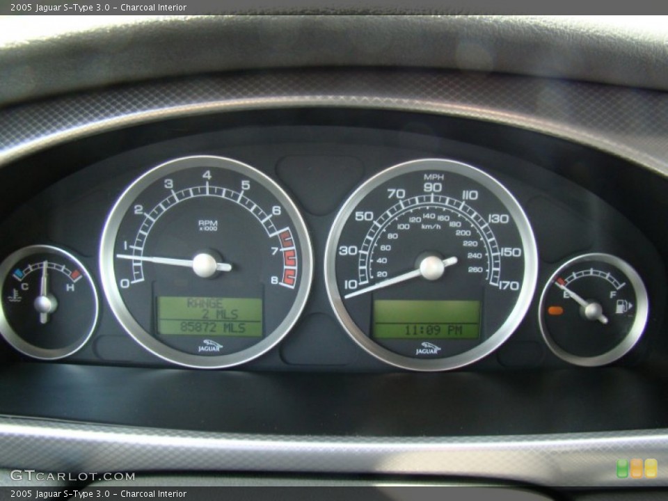 Charcoal Interior Gauges for the 2005 Jaguar S-Type 3.0 #72446991