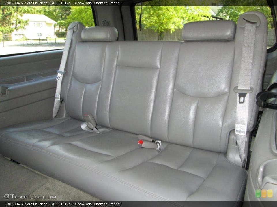 Gray/Dark Charcoal Interior Rear Seat for the 2003 Chevrolet Suburban 1500 LT 4x4 #72447012