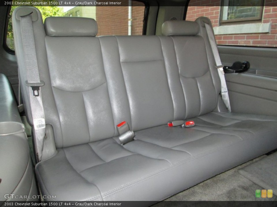 Gray/Dark Charcoal Interior Rear Seat for the 2003 Chevrolet Suburban 1500 LT 4x4 #72447030