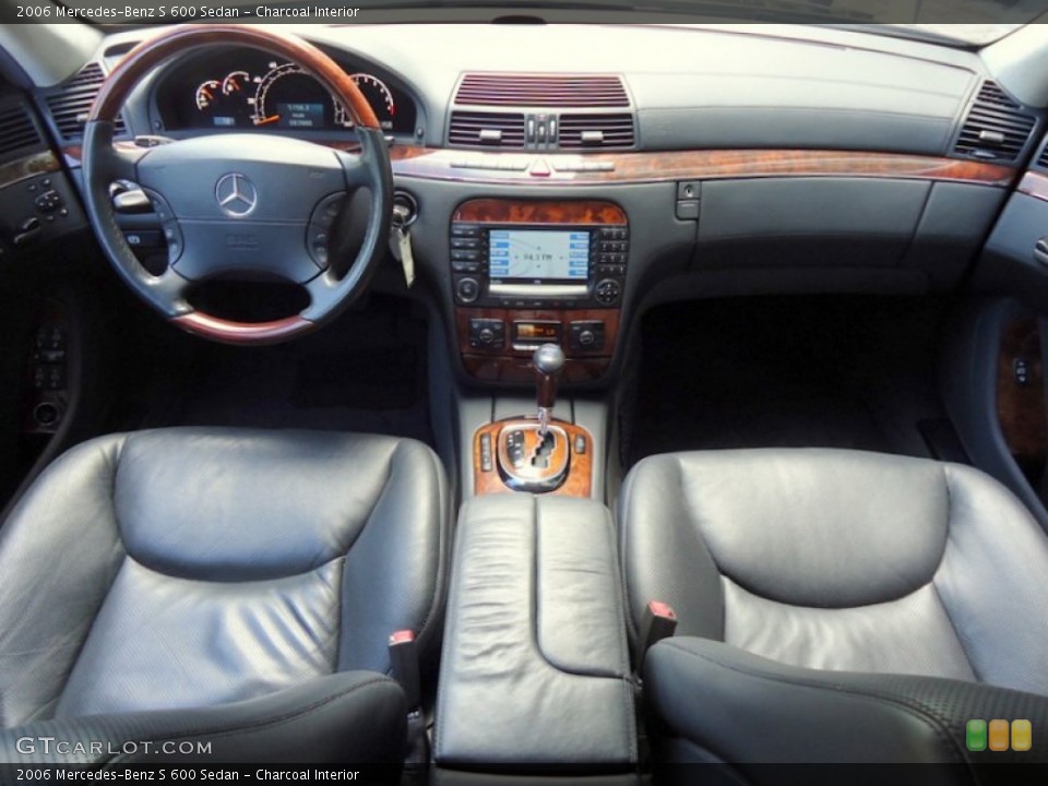 Charcoal Interior Dashboard for the 2006 Mercedes-Benz S 600 Sedan #72447201