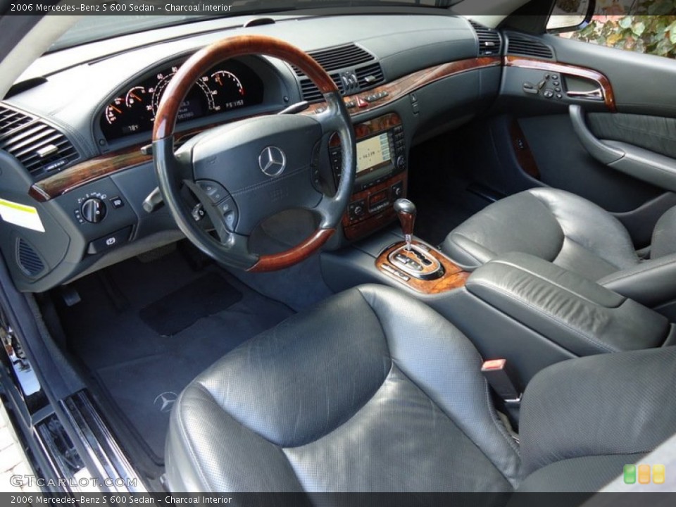 Charcoal 2006 Mercedes-Benz S Interiors