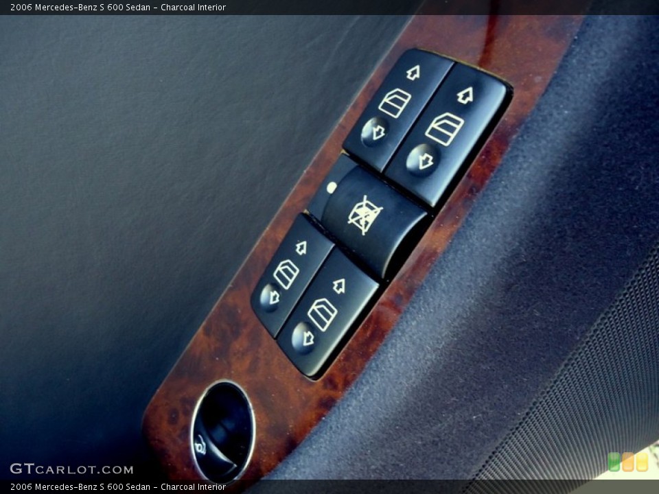 Charcoal Interior Controls for the 2006 Mercedes-Benz S 600 Sedan #72447990