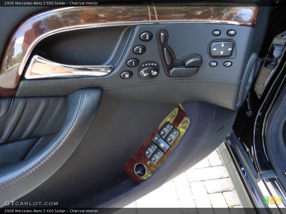 Charcoal Interior Controls for the 2006 Mercedes-Benz S 600 Sedan #72448080