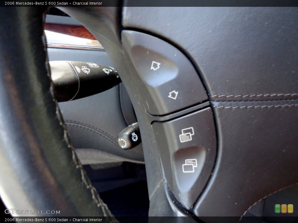 Charcoal Interior Controls for the 2006 Mercedes-Benz S 600 Sedan #72448164