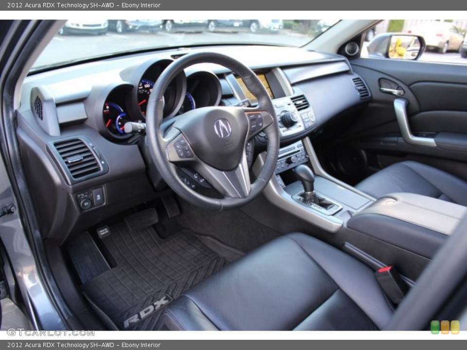 Ebony Interior Prime Interior for the 2012 Acura RDX Technology SH-AWD #72448197