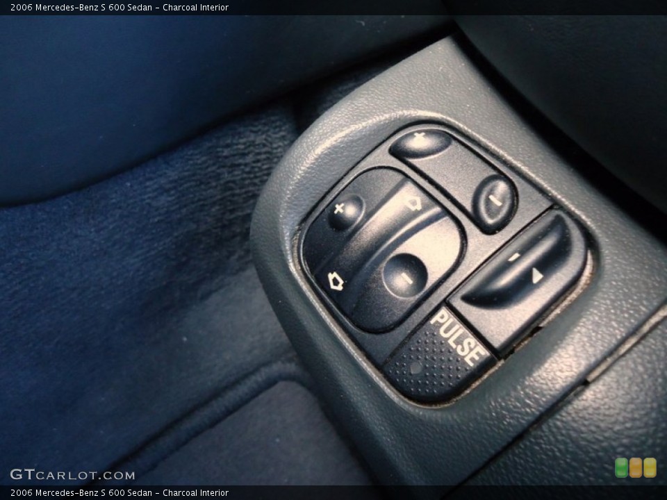 Charcoal Interior Controls for the 2006 Mercedes-Benz S 600 Sedan #72448200