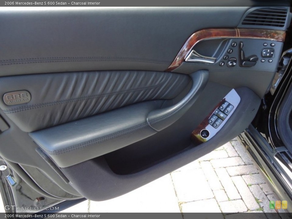 Charcoal Interior Door Panel for the 2006 Mercedes-Benz S 600 Sedan #72448219