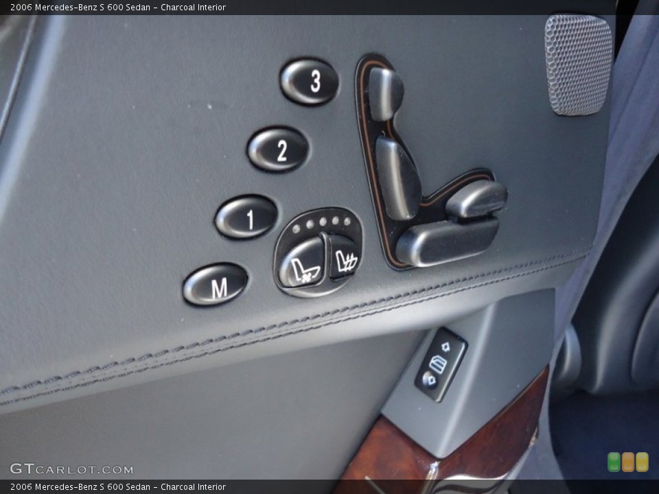 Charcoal Interior Controls for the 2006 Mercedes-Benz S 600 Sedan #72448263