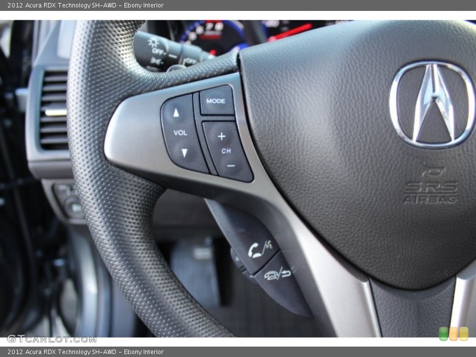 Ebony Interior Controls for the 2012 Acura RDX Technology SH-AWD #72448340