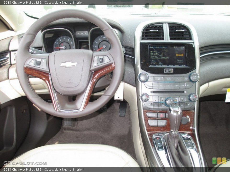 Cocoa/Light Neutral Interior Dashboard for the 2013 Chevrolet Malibu LTZ #72448350