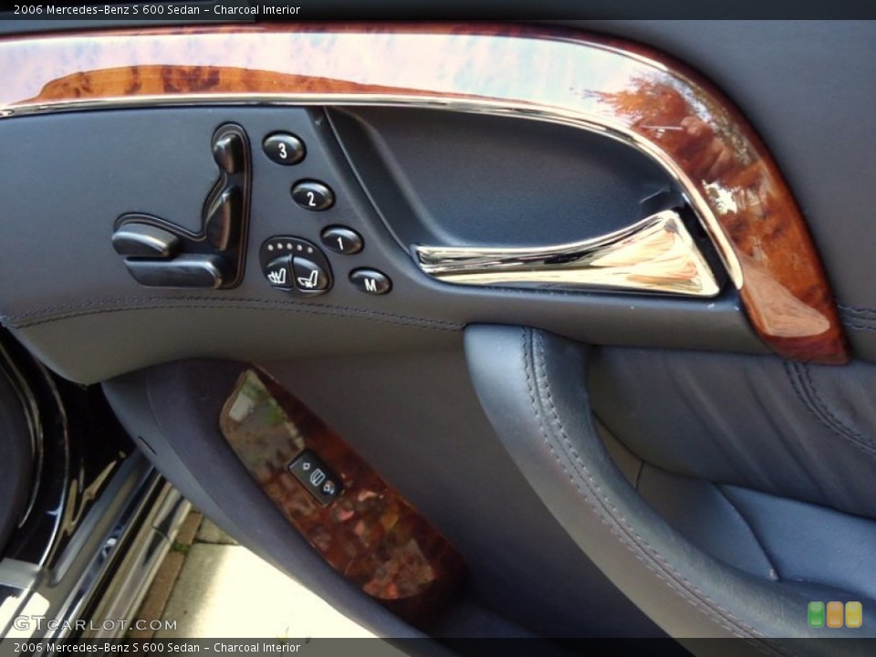 Charcoal Interior Controls for the 2006 Mercedes-Benz S 600 Sedan #72448692