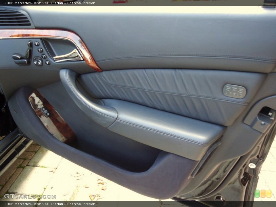 Charcoal Interior Door Panel for the 2006 Mercedes-Benz S 600 Sedan #72448734