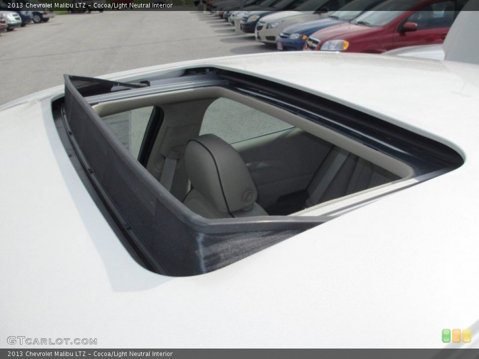 Cocoa/Light Neutral Interior Sunroof for the 2013 Chevrolet Malibu LTZ #72448761