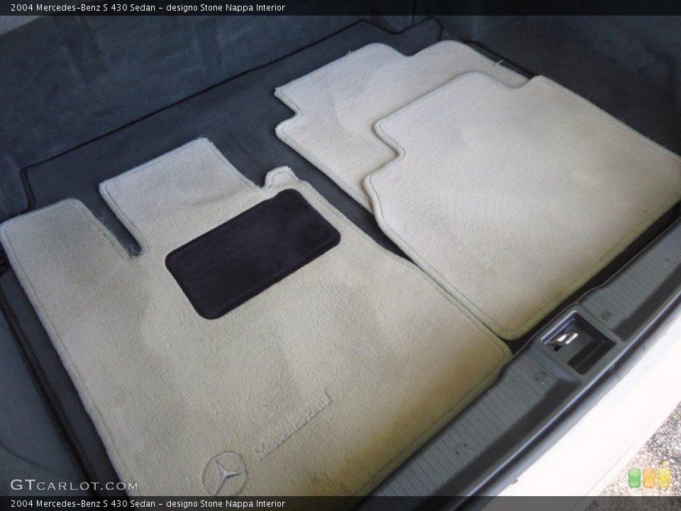 designo Stone Nappa Interior Trunk for the 2004 Mercedes-Benz S 430 Sedan #72450145