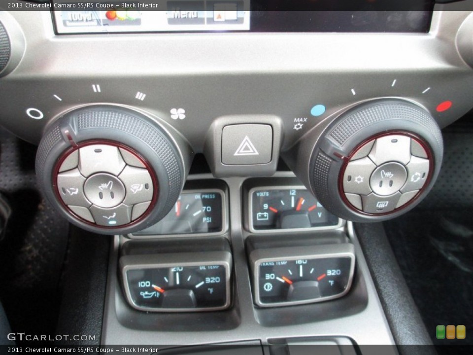 Black Interior Controls for the 2013 Chevrolet Camaro SS/RS Coupe #72450232