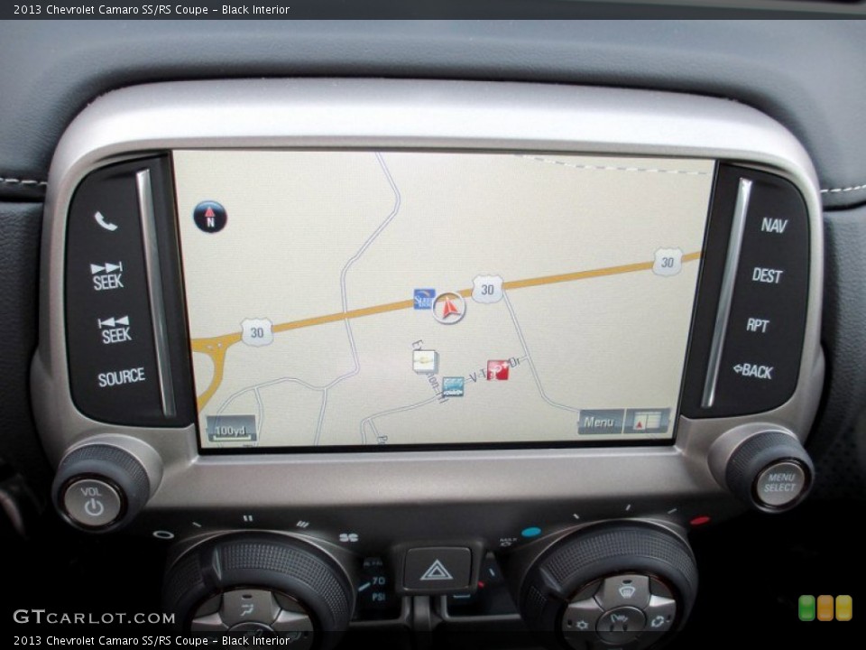 Black Interior Navigation for the 2013 Chevrolet Camaro SS/RS Coupe #72450292