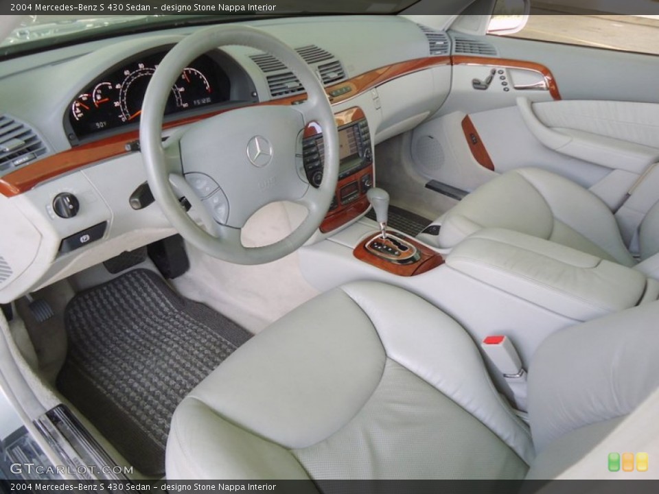 designo Stone Nappa Interior Prime Interior for the 2004 Mercedes-Benz S 430 Sedan #72450383