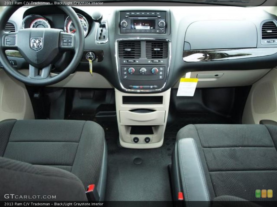 Black/Light Graystone Interior Photo for the 2013 Ram C/V Tradesman #72450473
