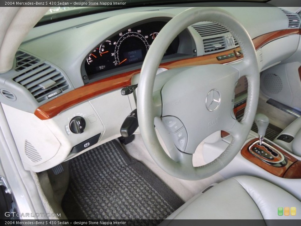designo Stone Nappa Interior Photo for the 2004 Mercedes-Benz S 430 Sedan #72450488
