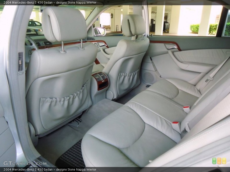 designo Stone Nappa Interior Photo for the 2004 Mercedes-Benz S 430 Sedan #72450739